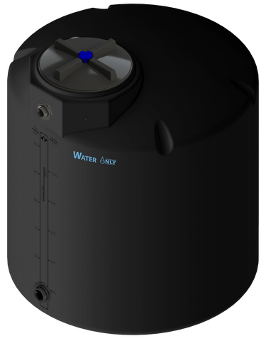 300 Gal ProChem® Potable Water Tank w/Bulkhead Fittings - Twist Lid 16